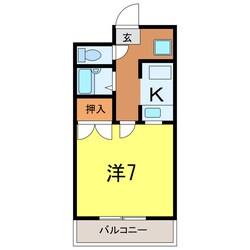 ルック中町の物件間取画像